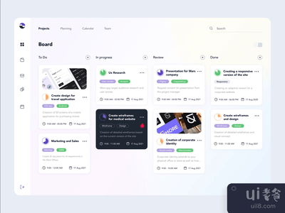 董事会 - 任务管理器的仪表板设计(Board - Dashboard Design for Task Manager)
