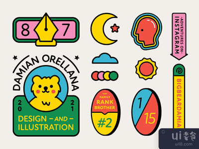 Insta信息贴纸(Insta Info Sticker)