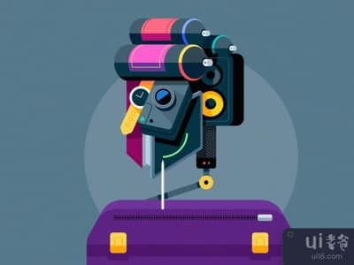 用Adobe Illustrator设计的干净的矢量字符插图(Clean Vector Character Design Illustration in Adobe Illustrator)