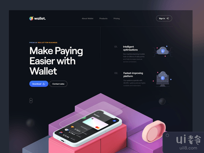 钱包 - 英雄头像 v.4(Wallet – Hero Header v.4)