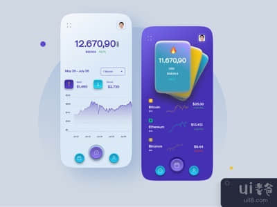 加密货币移动应用程序设计(Crypto Mobile App Design)