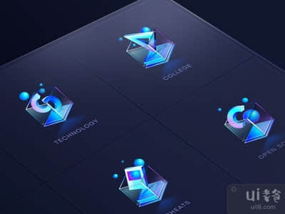 玻璃图标(Glass icon)