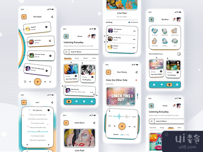 在线音乐流媒体应用程序(Online Music Streaming App)