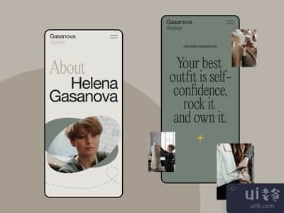 服装品牌移动网站(Clothing Brand Mobile Website)