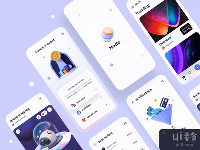 Node - Crypto NFT iOS UI Kit(Node – Crypto NFT iOS UI Kit)