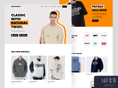 服装着陆页的探索(Apparel Landing Page Exploration)