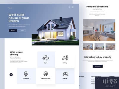 物业登陆页设计(Property Landing Page Design)