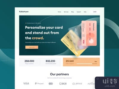 定制信用卡登陆页面设计(Custom credit card landing page design ?)