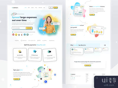 Calchase的登陆页面(Calchase's  landing page)