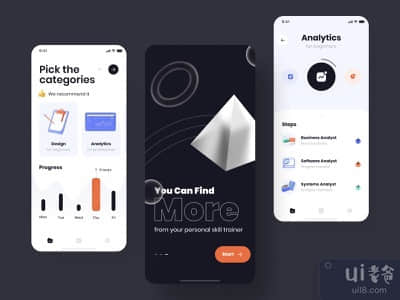 Skillstime的移动应用设计(The Skillstime mobile app design)
