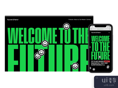 未来农场--登陆页（2020年(Future Farm – Landing page (2020))