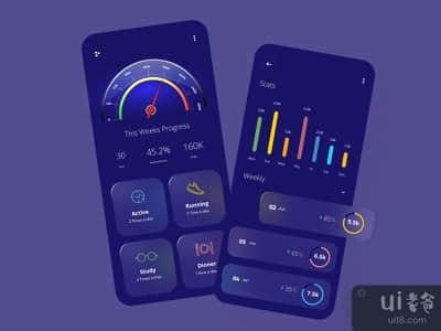 健美应用设计(Fitness App Design)