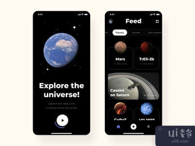 空间移动应用设计(The Space mobile app design)
