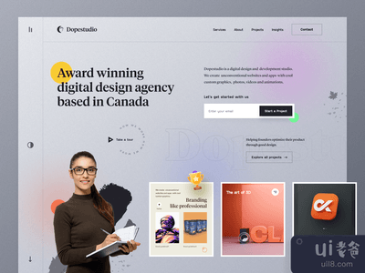 机构网站设计(Agency Website design)