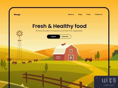 着陆页 UX UI设计(Landing Page UX UI Design)
