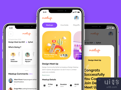 碰头会应用程序设计(Meetup App Design)