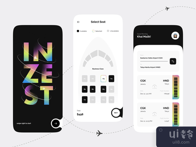 Inzest - 订票移动应用(Inzest - Ticket Booking Mobile Apps)