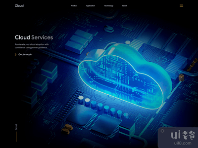 云--3D的网页设计(Cloud - Web design with 3D)