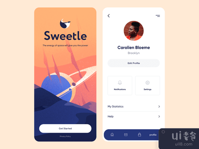 移动应用程序 - Sweetle(Mobile App - Sweetle)