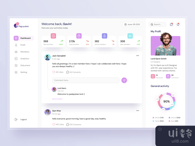 社区社会仪表板(Community Social Dashboard)