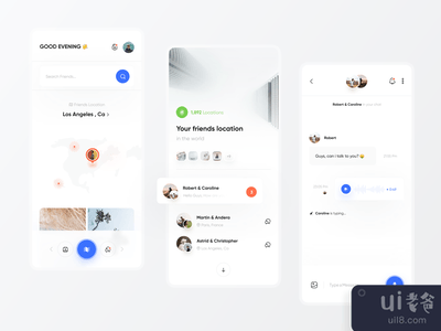 朋友圈定位应用(Friends Location App)