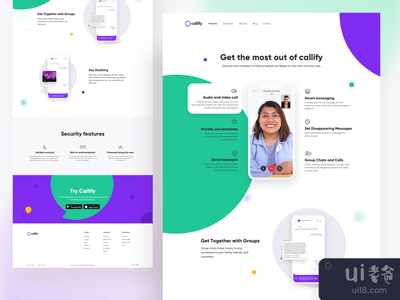 Callify - 功能登陆页(Callify - Features landing page)