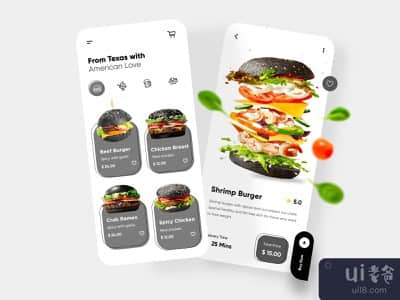 食品移动应用程序设计(Food Mobile App Design)