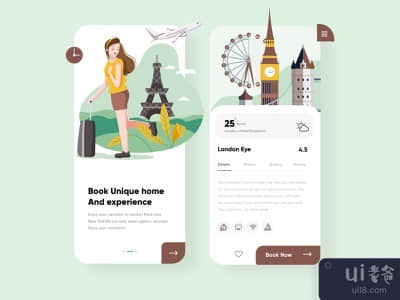旅游移动应用程序设计(Traveling Mobile App Design)