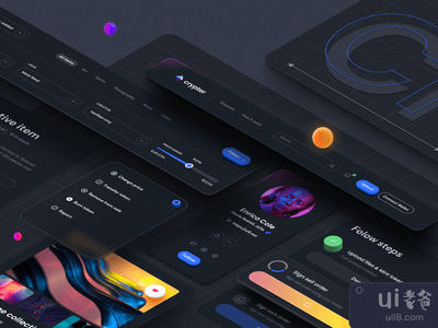 Crypter组件--黑暗主题(Crypter Component – Dark Theme)
