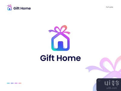 礼品店 - 现代创意标志设计(Gift Home - Modern Creative Logo Design)