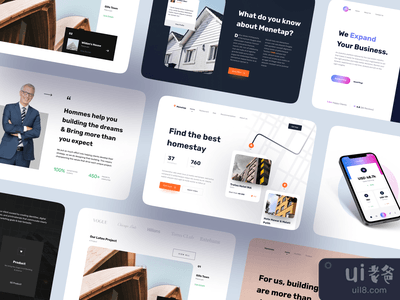 着陆页 - UI套件(Landing Page - UI Kit)
