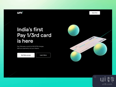 统一登陆页英雄部分(Uni Landing Page Hero Section)