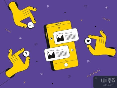 Pincone - 用户测试的插图 博客文章(Pincone - Illustrations for User Testing Blog Post)