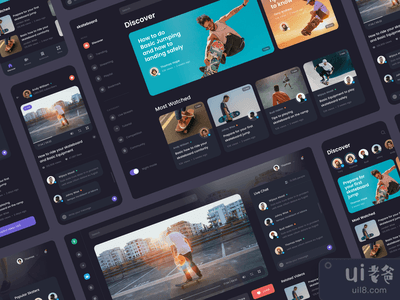 #探索--滑板视频平台--屏幕(#Exploration - Skateboard Video Platform - Screens)