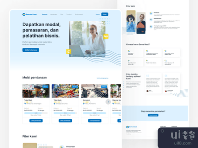 SemarVest - 登陆页面(SemarVest - Landing page)