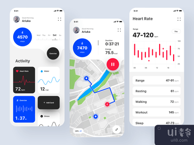 健康追踪应用程序(Health Track app)