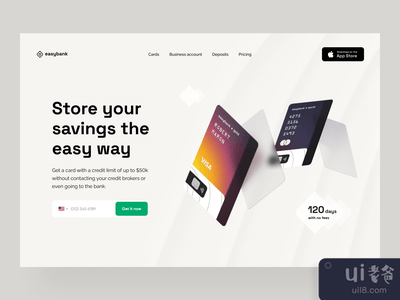 银行网站：主页(bank website: home page)