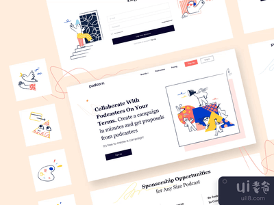 Podcorn - 网页设计(Podcorn - Web Design)
