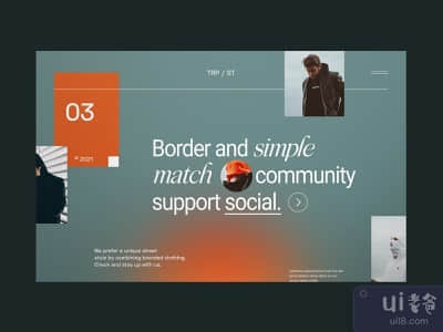 简单边界 - 网站概念时尚(Border Simple - Website Concept Fashion)
