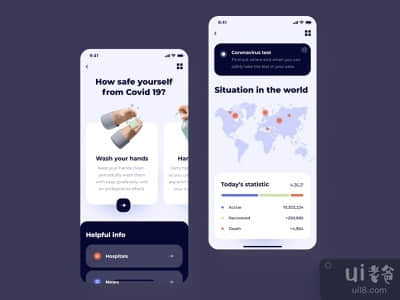 Covid ios移动应用统计(Covid ios mobile app statistic)