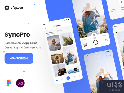 同步相机应用程序UI工具包(SyncPro-Camera App UI Kit)
