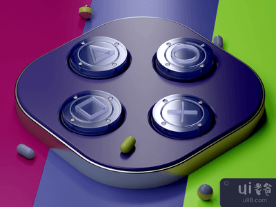 纽扣iOS图标(Buttons iOS icon)