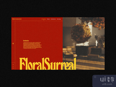 弧形杂志版面设计的探索(Arc Magazine Layout Explorations)