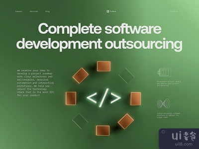 开发公司网页设计(Development Company Webpage Design)