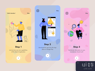 入职屏幕(Onboarding Screens)