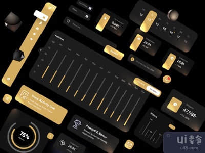 黑暗模式的UI元素(Dark Mode UI Elements)