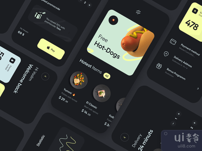 食品配送移动应用(Food delivery mobile application)