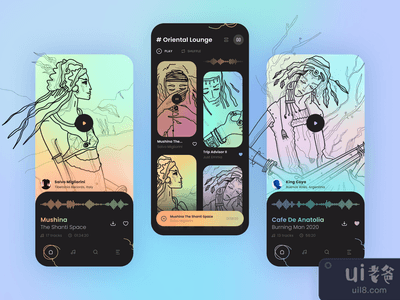 音乐播放器iOS应用程序(Music Player iOS App)