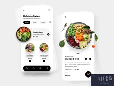 食品移动应用程序设计(Food Mobile App Design)