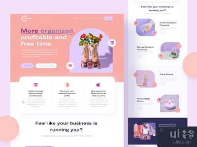 Curate - Event Planer登陆页✨(Curate - Event Planer Landing Page ✨)